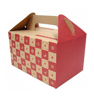 Hochwertige Multiple Style Griff Pappe Papier Geschenk karton Box für Gemüse Obst Verpackung