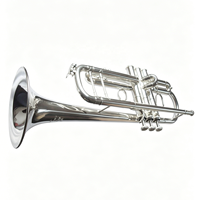 High Grade Silver Plated Classic Structure Trumpet Wholesale Professional Musical Instrument OEM