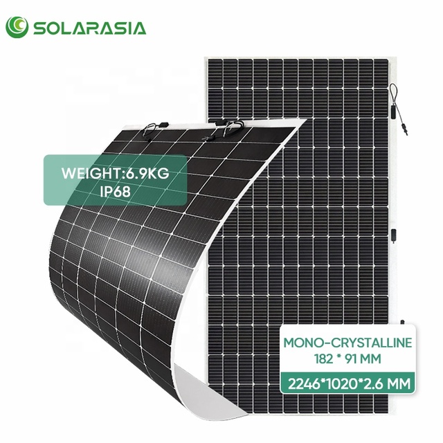 Tailored Flexible Solar Panels 400 Watt 500w 550w 600w 1000w Mono Cristal Flexible Solar Panel for Car