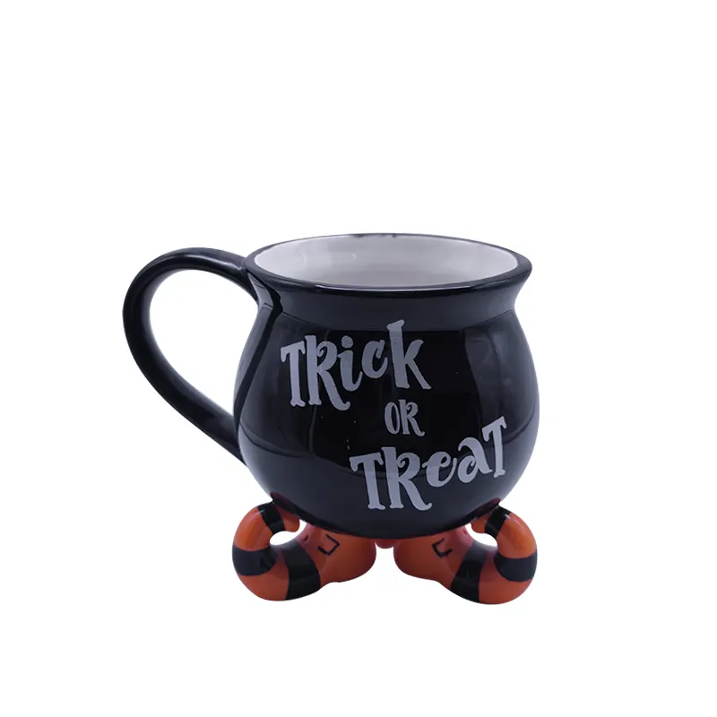 Nieuwe Halloween-Items Keramische Op Maat Gemaakte Bekers Trick Or Traktatie Creatieve Koffiemok Voor Halloween-Cadeaus