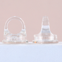 KH016 – Nouvelle boîte ronde transparente pour gloss, baume à lèvres, maquillage permanent, pigment de tatouage, encre, avec bouchon en plastique et pendentif