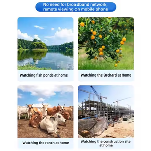 3-объективная солнечная PTZ IP-камера для улицы с 4G WiFi, ночным видением, интеллектуальным отслеживанием, беспроводная уличная камера для дома - Product Image 4