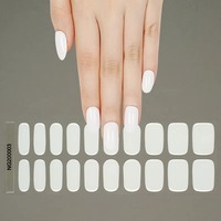 Autocollants d'ongles en gel UV semi-durcis longue durée, très populaires, à presser / Tiktok NG200003