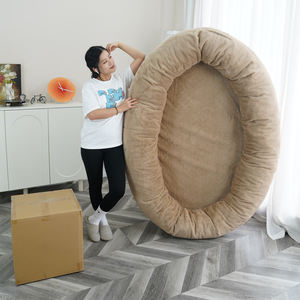 سرير كلب كبير للبشر على شكل كيس فاصوليا، سرير كلب كبير بحجم الإنسان للبالغين والحيوانات الأليفة، أريكة للنوم - Product Image 3