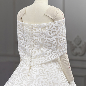 Vestidos de Novia Boho Jancember <span class=keywords><strong>1313</strong></span> con Hombros Descubiertos, Corte Imperio y Línea A - Product Image 6