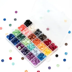 18L/24L/32L different sizes Resin Button set 24 different colors Crafting Sewing Buttons Box Handmade Craft Accessories