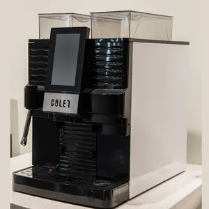 Professionalコーヒー機器蒸気でロブとチョコレートパウダー機能エスプレッソ商業コーヒーマシン