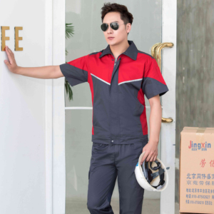 <span class=keywords><strong>Verano</strong></span> <span class=keywords><strong>de</strong></span> manga corta ropa <span class=keywords><strong>de</strong></span> trabajo taller trabajo fábrica hombres mujeres uniforme - Product Image 4