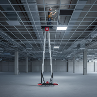 Plateforme élévatrice en aluminium certifiée CE, 6m, 8m, 9m, 10m, 12m, capacité 150kg, 250kg, service personnalisé