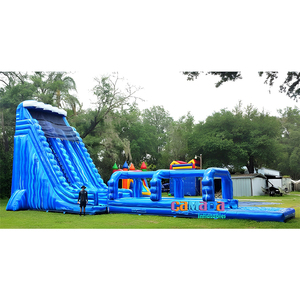 Glissière gonflable en vinyle PVC longue Offre Spéciale pour adultes pour l'école à la maison ou la location de parc aquatique intérieur/extérieur - Product Image 3