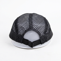 Casquette légère et ajustable à 5 panneaux en tissu maillé, unisexe, séchage rapide, respirante, pour sports de plein air, alpinisme, camping