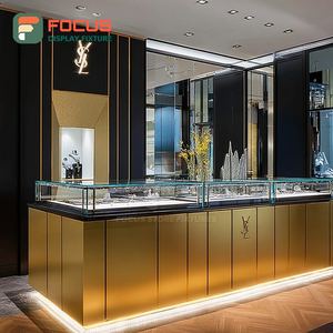 Vitrine de Comptoir en Bois pour Bijouterie Personnalisée, Présentoir Intérieur pour Centre Commercial - Product Image 2