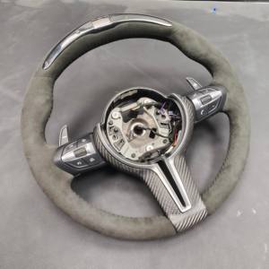 Volante de Fibra de Carbono Real para <span class=keywords><strong>BMW</strong></span> <span class=keywords><strong>E90</strong></span> E92 E93 320i 325i 330i 335i <span class=keywords><strong>330d</strong></span> 2006-2012, Volante Deportivo de Alta Calidad, Estilo Personalizado - Product Image 1