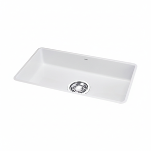 [BAEKJO] ENAMEL 860 WHITE SinkBowl with Fast Water Drainage System Reducing Residue and Improving Hygiene - Product Image 2