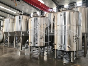 1000L 1000 Litros 10HL Equipo de <span class=keywords><strong>Microcerveceria</strong></span> Electrica Artesanal Cerveza cervecería Hervidero Masaje Tun Llave en mano Proye - Product Image 3