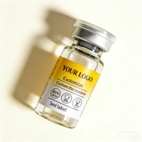 Autocollant personnalisé à transfert thermique haute adhérence pour flacons de peptides 3 ml, 5 ml, 10 ml, flacons injectables
