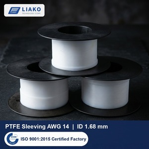 Tube capillaire en PTFE AWG 14, diamètre intérieur 1,68 mm, tube en PTFE à paroi mince, rouleau de 153 m, isolation haute température 260°C - Product Image 1
