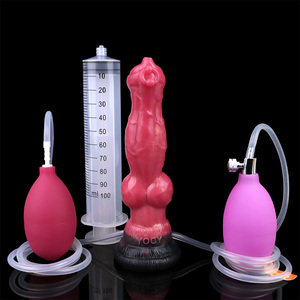 YOCY Wolf Dildo con nodo fantasia gonfiabile anale Plug per gli uomini masturbatori eiaculazione Dildo per le donne - Product Image 1