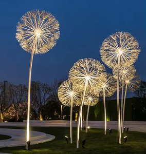 Fourniture d'usine décoration de cour de paysage éclairage de jardin solaire étanche Flower smart outdoor led lawn lights - Product Image 5