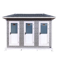 Toilettes publiques mobiles personnalisées, écologiques, portables, en acier, pour l'extérieur, directement de l'usine, pour les parcs