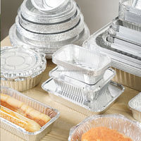 Boîte à lunch jetable en PET avec couvercle en papier d'aluminium pour le stockage des aliments à emporter et le plateau de transport