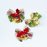 Grandes quantités, excellent prix : décorations de Noël chinoises, clochettes en tissu, nœuds, petits accessoires, pendentifs, fournitures pour boîtes d'emballage