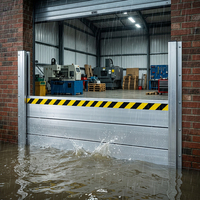 Barrières anti-inondation amovibles professionnelles en alliage d'aluminium de qualité industrielle, certifiées ISO9001 et CE, robustes et personnalisables