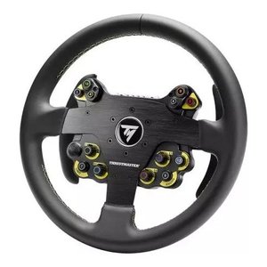 Volante simulador de conducción EVO Racing 32R con accesorios de cuero negro y amarillo 4060318 - Product Image 4