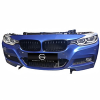 Aksesoris Mobil Bekas Original F30 320i 328i Seri 3 F35 Bumper Depan untuk BMW Lampu Depan Lampu Kabut Modul Depan