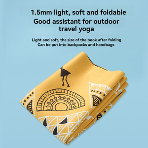 <span class=keywords><strong>Tapis</strong></span> de <span class=keywords><strong>yoga</strong></span> en caoutchouc texturé simili cuir, couleur unie, extra épais, surface antidérapante, <span class=keywords><strong>tapis</strong></span> de <span class=keywords><strong>yoga</strong></span> de qualité supérieure, style <span class=keywords><strong>Manduka</strong></span> - Product Image 4