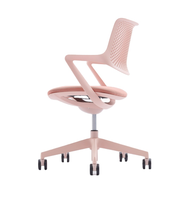 Chaise de bureau ergonomique de fantaisie chaise rembourrée pivotante de conception originale avec le mouvement arrière flexible