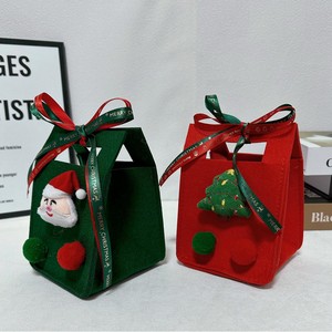 Túi tote nhỏ bằng sợi hóa học hoạt hình Giáng sinh làm quà tặng đêm Giáng sinh - Product Image 4