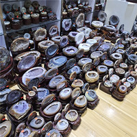 Vente en gros de géodes de cristal de quartz améthyste violette naturelle du Brésil, grandes pierres, trous, grappes de cristal pour la décoration
