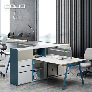 Tùy chỉnh hiện đại sang trọng Modular bàn làm việc 2-4-<span class=keywords><strong>6</strong></span> người nội thất văn phòng với tủ để sử dụng nhà - Product Image 1