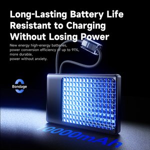 Cargador portátil con capacidad de 10000mAh y cable de teléfono Tipo C barato PD20W SCP22.5W Banco de energía de carga rápida - Product Image 2