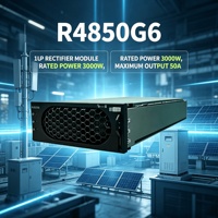 Module redresseur télécom R4850G6 3000W 50A, alimentation 48V pour station de base micro 5G, armoire solaire, chargeur de batterie LiFePO4
