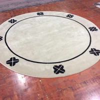Tapis design populaire pour salon, tapis fait main, tapis crème et tapis en laine tuftée