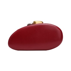 Women Vintage Clutch Purse Two-tone Metal Closure <b>Evening</b> <b>Bag</b> PU Leather Handbag for Wedding Party Daily Life - Product Image 4