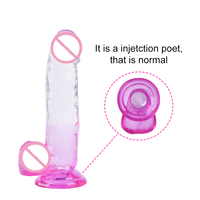 Dildo de Cristal de Diferentes Tamaños, Juguetes Sexuales, Dildo de Cristal Pequeño, Mediano y Grande, Proveedor Chino, Dildo Grande Realista