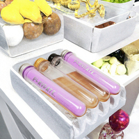 Bouteille carrée à fond plat en PET de qualité alimentaire avec bouchon à vis et impression sérigraphiée pour café, jus, bonbons, confiseries, sucre