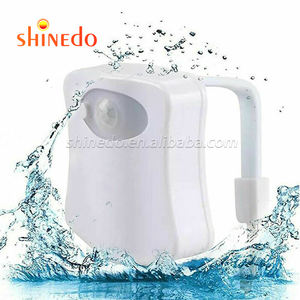 Luce LED Attivata dal Movimento con 8 Colori Cangianti per WC, Illuminazione Notturna per Bagno - Product Image 3