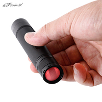 Lampe torche LED Foxhawk 320 lumens, IP68, étanche, rechargeable, 6000K, lumière du jour, anti-explosion, en alliage d'aluminium, mini lampe torche