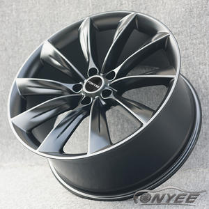 Fonyee Original 20 pouces 20x9.<span class=keywords><strong>5</strong></span> 5x114.<span class=keywords><strong>3</strong></span> multi-rayons <span class=keywords><strong>5</strong></span> trous Huecos Mag alliage roues de voiture de tourisme jantes automatiques Jante pour <span class=keywords><strong>Tesla</strong></span> - Product Image 3