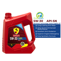Huile Moteur à Faible MOQ 4 Litres API-SN 5W-30 Lubrifiant pour Excavatrices/Camions Lourds/Bus