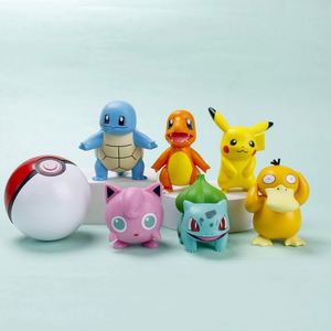 Offre Spéciale 6 modèles bonne qualité grande taille enfant figurine jouet Pokemones Go pour enfants - Product Image 2