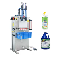 Remplisseuse de liquides hautement corrosifs à double tête Machine de remplissage de liquides pour nettoyeur de toilettes Harpic