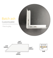 Bande LED encastrée en Aluminium, ruban de diffuseur, pour mur de sèche, profil LED