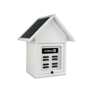 Armadietto di ricarica solare a 8 porte per la noleggio di power bank commerciali e pubblici - Product Image 4