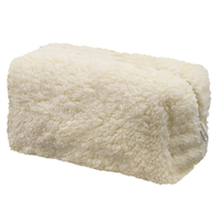 Pochette à maquillage moelleuse, trousse de toilette portable avec fermeture éclair, sac de toilette en peluche douce pour les soins de la peau, trousse de maquillage de voyage pour femmes