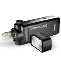 GODOX AD200 TTL 2.4G HSS 1/8000s lampe de poche Double tête 200Ws avec batterie au Lithium 2900mAh lampe de poche Flash